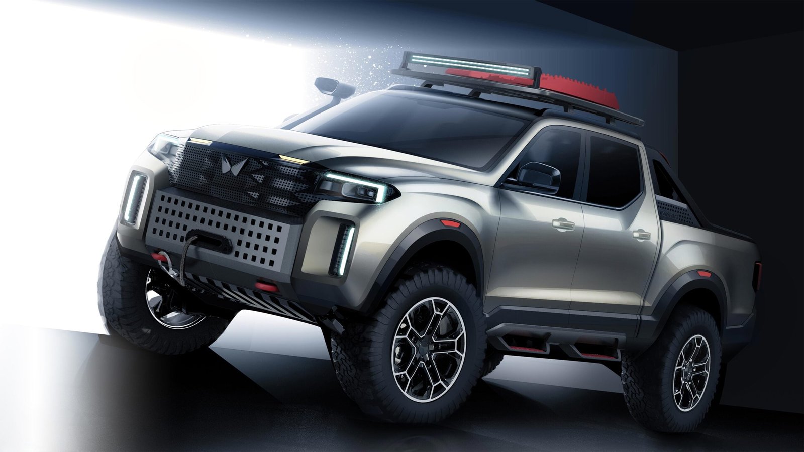 Mahindra global pickup images
